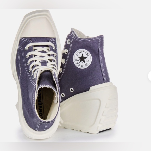 Converse Chuck 70 De Luxe Wedge Heel Women In Lavender US 9.5 - Picture 1 of 5